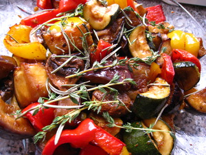 Рецепт овощей на сковороде гриль от FRYBEST