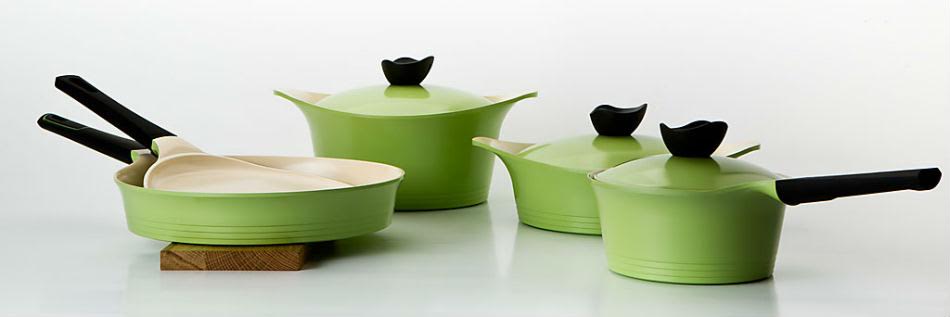 посуда с керамическим покрытием Ever Green от FRYBEST